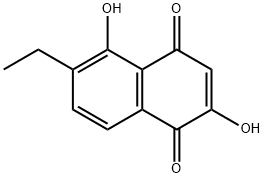 1,4-NAPHTHOQUINONE,6-ETHYL- Structural