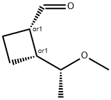 Cyclobutanecarboxaldehyde, 2-(1-methoxyethyl)-, [1alpha,2alpha(S*)]- (9CI) Structural
