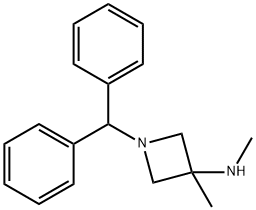 1-(DIPHENYLMETHYL)-N,3-DIMETHYL-3-AZETIDINAMINE Structural