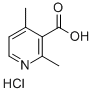 2,4-DIMETHYL-3-PYRIDINECARBOXYLIC ACID HYDROCHLORIDE Structural