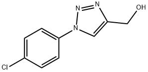 [1-(4-Chlorophenyl)-1H-1,2,3-triazol-4-yl]methanol Structural