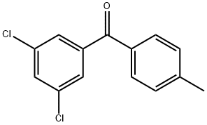 (3,5-DICHLOROPHENYL)(4-METHYLPHENYL)METHANONE Structural