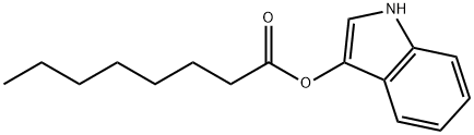 3-INDOXYL CAPRYLATE Structural