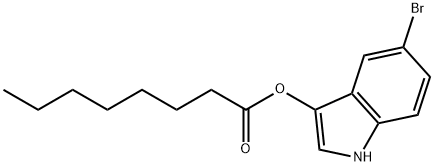 5-BROMO-3-INDOXYL CAPRYLATE Structural