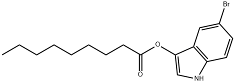 5-BROMO-3-INDOXYL NONANOATE Structural