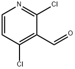 2,4-Dichloropyridine-3-carboxaldehyde Structural