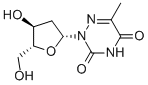 5-Methyl-2'-deoxy-6-azauridine Structural