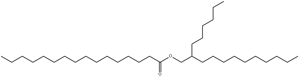 Hexadecanoic acid, 2-hexyldodecyl ester Structural