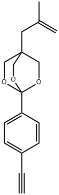 2,6,7-Trioxabicyclo(2.2.2)octane, 1-(4-ethynylphenyl)-4-(2-methyl-2-pr openyl)-