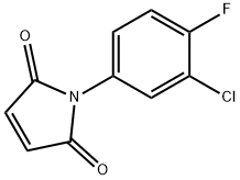 1-(3-CHLORO-4-FLUORO-PHENYL)-PYRROLE-2,5-DIONE Structural