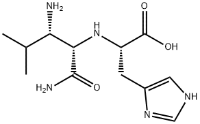 N-(2-amino-1-(aminocarbonyl)-3-methylbutyl)histidine Structural