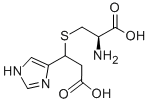 S-(2-carboxy-1-(1H-imidazol-4-yl) ethyl)cysteine Structural