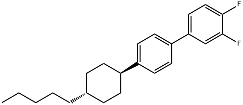 4''-(TRANS-4-PENTYLCYCLOHEXYL)-3,4-DIFLUOROBIPHENYL Structural