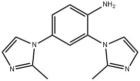 2,4-BIS-(2-METHYL-IMIDAZOL-1-YL)-PHENYLAMINE Structural