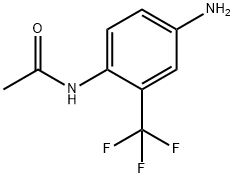 4-AMINO-2-(TRIFLUOROMETHYL)ACETANILIDE Structural