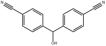 Bis(4-cyanophenyl)methanol Structural