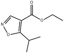 ETHYL-5-ISOPROPYL-ISOXAZOLE-4-CARBOXYLATE Structural