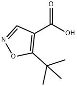 5-TERT-BUTYL-ISOXAZOLE-4-CARBOXYLIC ACID Structural