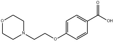 4-(2-MORPHOLIN-4-YL-ETHOXY)-BENZOIC ACID Structural