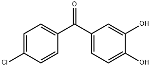 4'-Chloro-3,4-dihydroxybenzophenone Structural