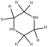 PIPERAZINE-2,2,3,3,5,5,6,6-D8 Structural