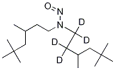 N-Nitroso-N,N-di(3,5,5-triMethylhexyl)aMine-d4 Structural