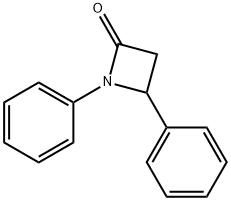 1,4-diphenyl-2-azetidinone Structural