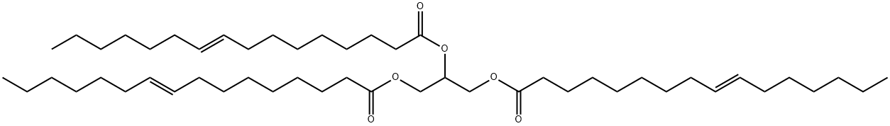 1,2,3-TRI[TRANS-9-HEXADECENOYL]GLYCEROL Structural