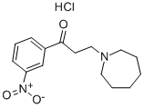 3-(hexahydro-1H-azepin-1-yl)-3'-nitropropiophenone hydrochloride Structural