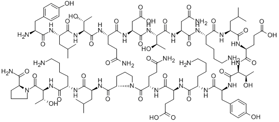 H-TYR-LEU-THR-GLN-GLU-THR-ASN-LYS-VAL-GLU-THR-TYR-LYS-GLU-GLN-PRO-LEU-LYS-THR-PRO-NH2