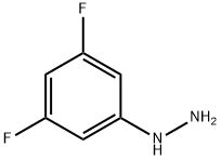 3,5-Difluorophenylhydrazine hydrochloride Structural