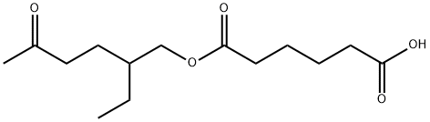 MONO-(2-ETHYL-5-OXOHEXYL)-ADIPATE Structural