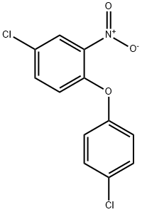 4-Chloro-1-(4-chlorophenoxy)-2-nitrobenzene Structural