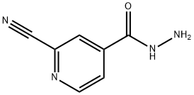 4-Pyridinecarboxylicacid,2-cyano-,hydrazide(9CI) Structural