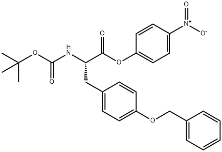 BOC-O-BENZYL-L-TYROSINE 4-NITROPHENYL ESTER Structural