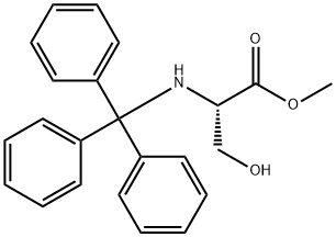 N-(TRIPHENYLMETHYL)-DL-SERINE METHYL ESTER Structural