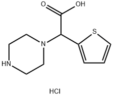 Piperazin-1-yl(2-thienyl)acetic acid dihydrochloride