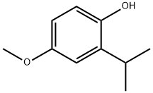 2-ISOPROPYL-4-METHOXYPHENOL Structural