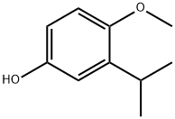 2-ISOPROPYL-4-HYDROXY ANISOLE Structural