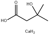 Calcium beta-hydroxy-beta-methylbutyrate Structural