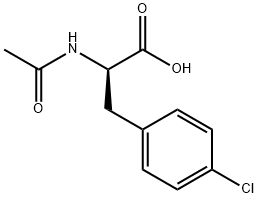 (R)-2-Acetamido-3-(4-chlorophenyl)propanoic acid Structural