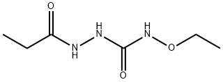 Propanoic  acid,  2-[(ethoxyamino)carbonyl]hydrazide Structural