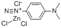 4-DIAZO-N,N-DIMETHYLANILINE CHLORIDE ZINC CHLORIDE