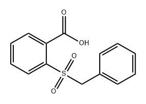 2-(benzylsulfonyl)benzoic acid Structural