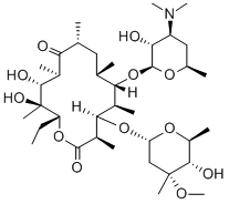 6-deoxyerythromycin A Structural