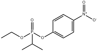 Isopropylphosphonic acid ethyl p-nitrophenyl ester Structural