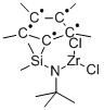 DIMETHYLSILYL (T-BUTYLAMIDO) TETRAMETHYLCYCLOPENTADIENYL ZIRCONIUM DICHLORIDE