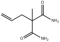 Propanediamide,  2-methyl-2-(2-propenyl)-  (9CI) Structural