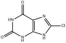 8-CHLOROXANTHINE Structural