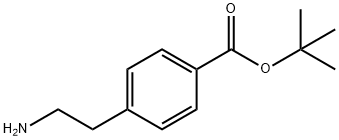 4-(2-Aminoethyl)benzoic acid tert-butyl ester Structural